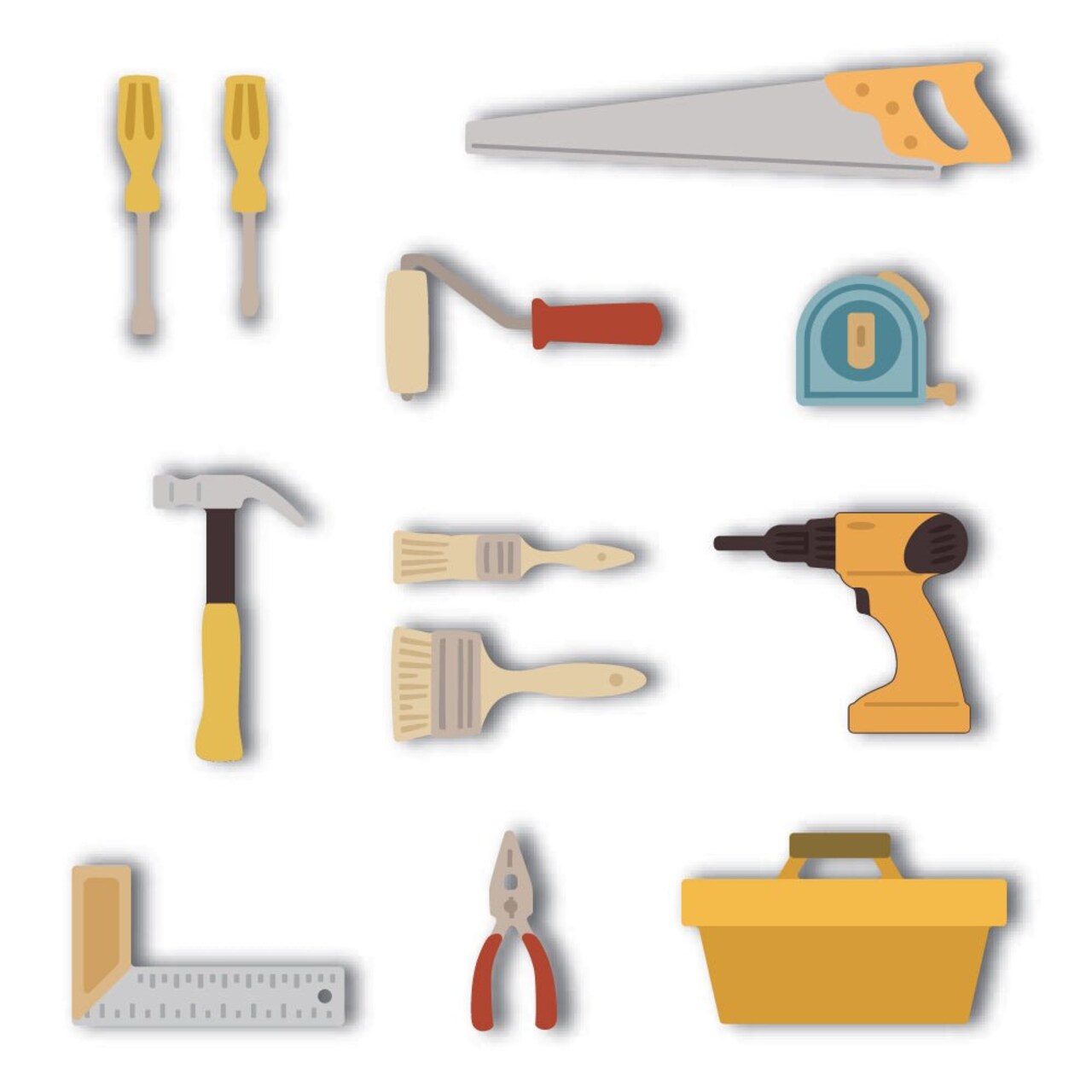 Lovely Layers: Pegboard Garage Tools - Honey Cuts - Stand-Alone Dies